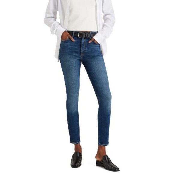 GRLFRND Denim - GRLFRND Karolina Joan Jett Indigo Blue Slim Jeans 24